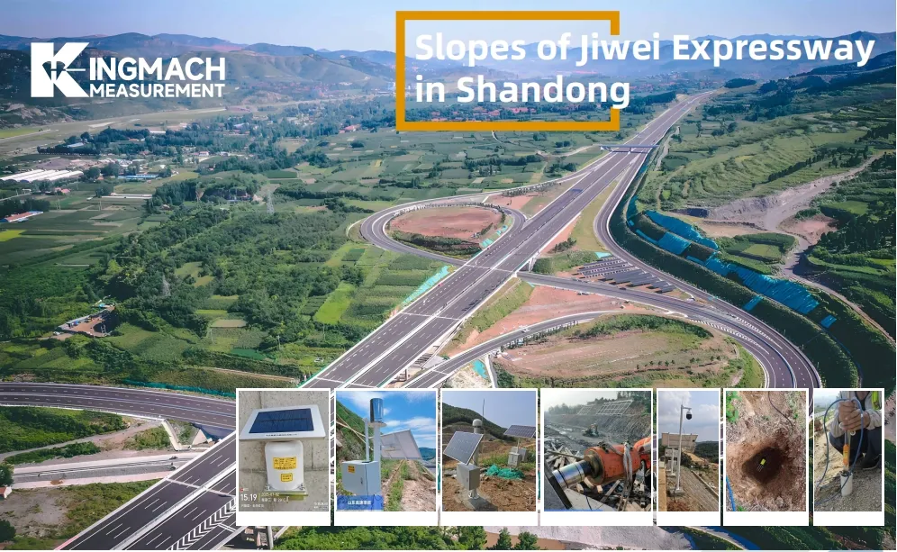Encostas da via expressa Jiwei em Shandong