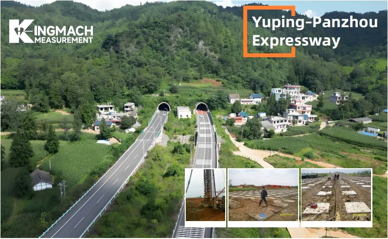 Caso de monitoramento do túnel da via expressa Kingmach Yuping-panzhou