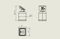 Medidor de inclinação integrado JMQJ-7315RTU imagem 6